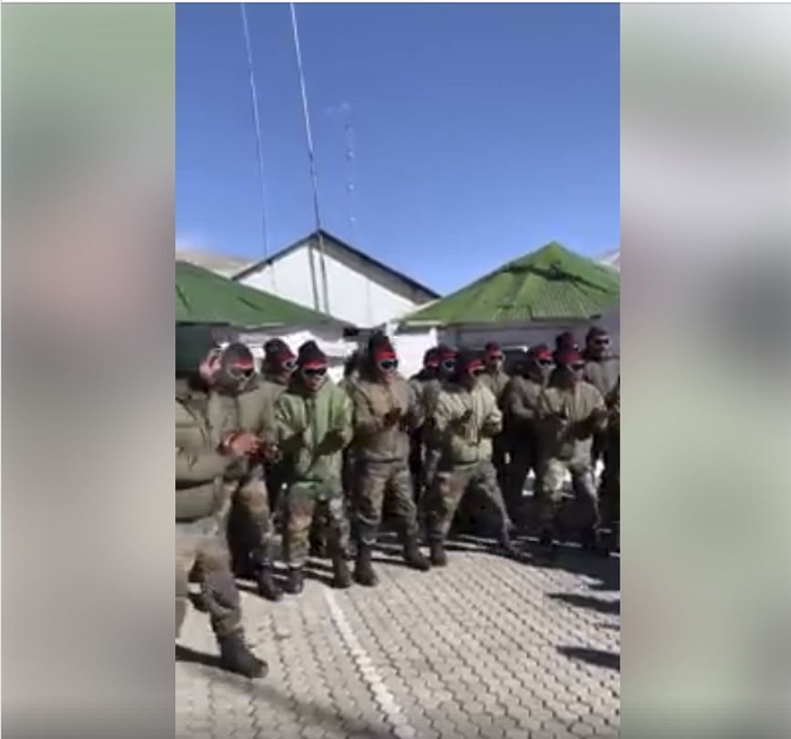 Soldiers singing and dancing video viral from northernmost tip of Sikkim