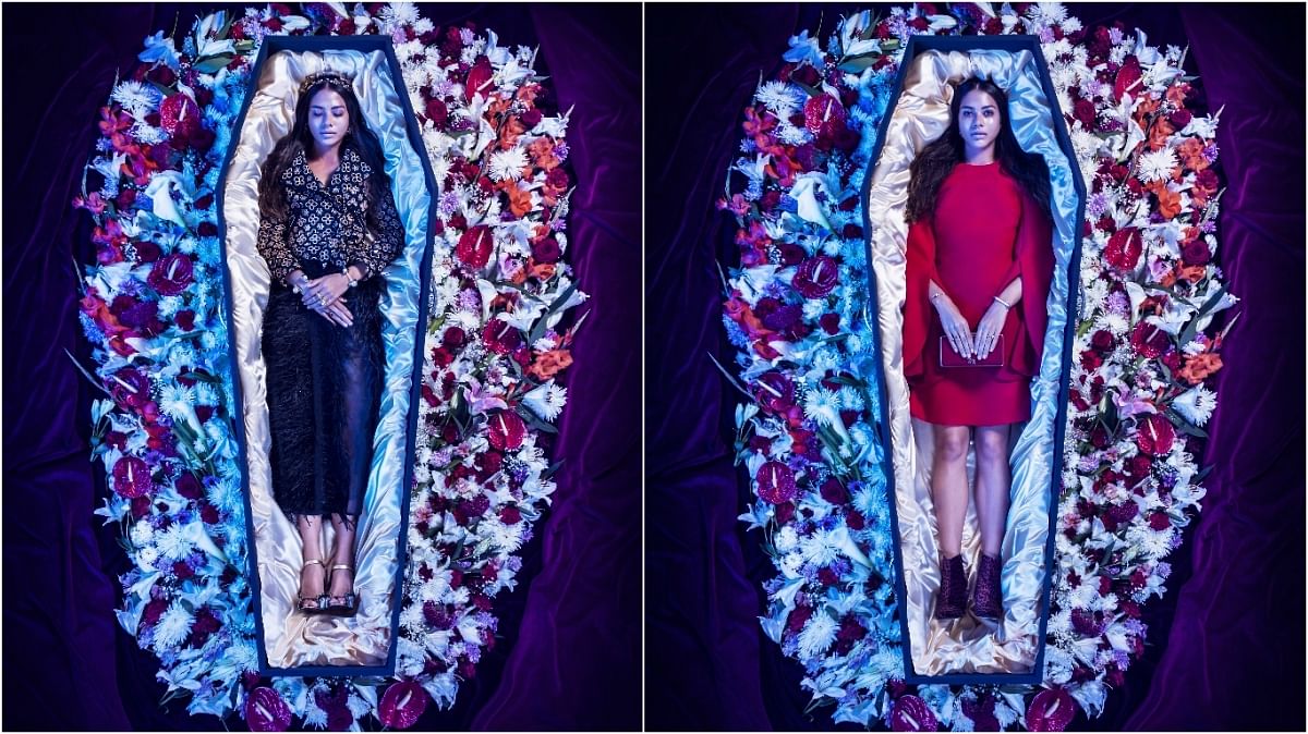 Britain clothing company Lyst designed over my dead body concept clothes for funeral