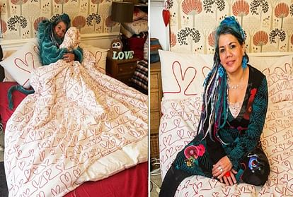 Devon woman decided to marry with a duvet video Goes viral 