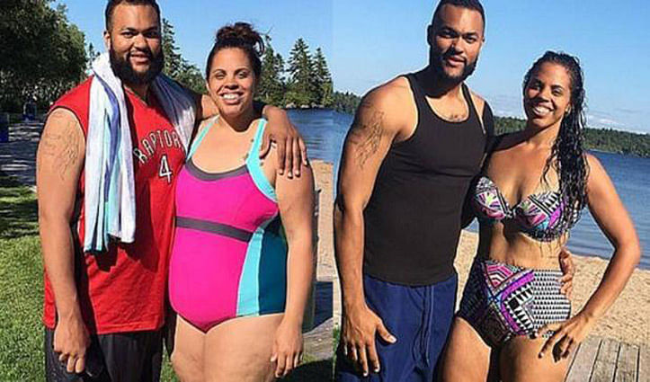 couple reveals incredible transformation after losing about 100 kg weight