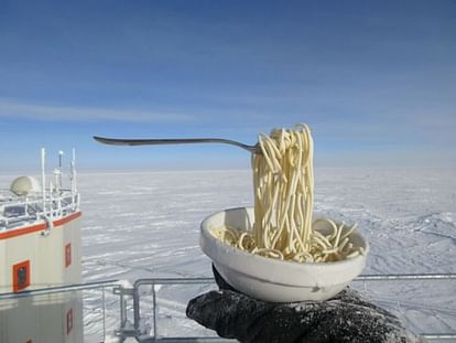 Astrobiologist cooked food in at antarctica at -94 F temperature and photo will shocked you