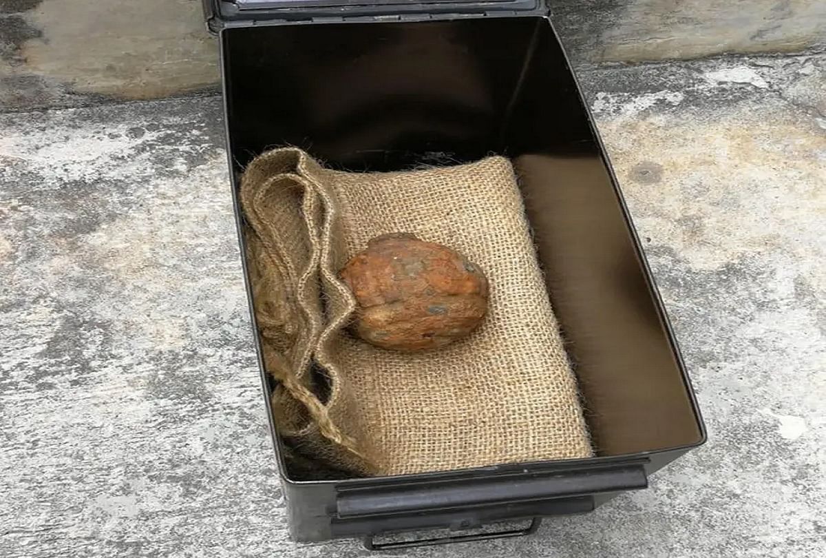 hong kong Police destroy First World War-era hand grenade found in potato shipment