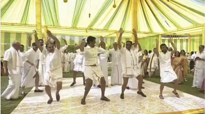 baraat dance on jimikki kammal goes viral facebook challenge given by superstar mohanlal