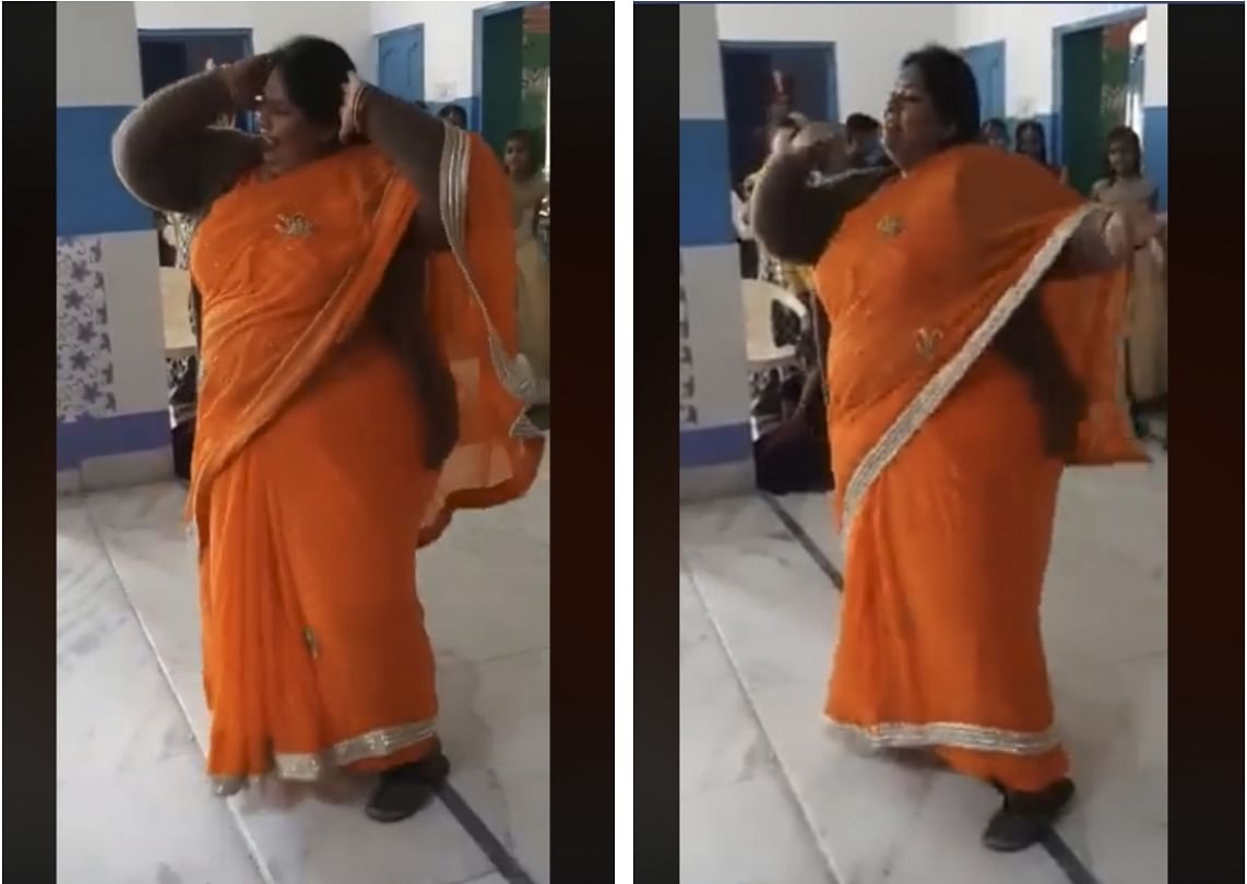 viral dance video 2019 women dancing on simmba song aankh marey on social media