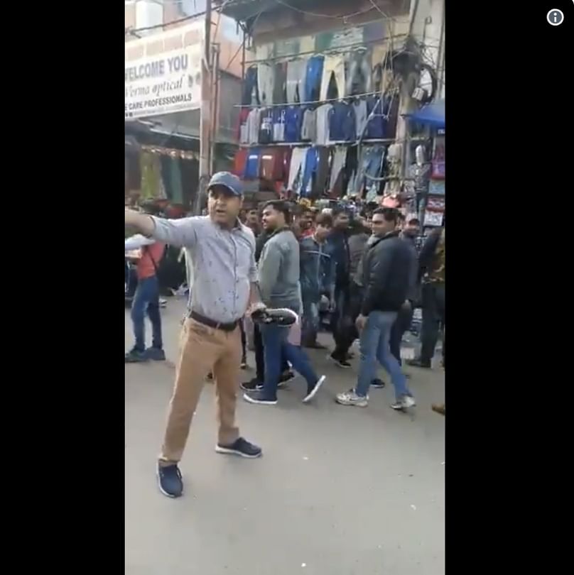 Man shouting pakistan murdabad slogan while selling shoes in market video viral