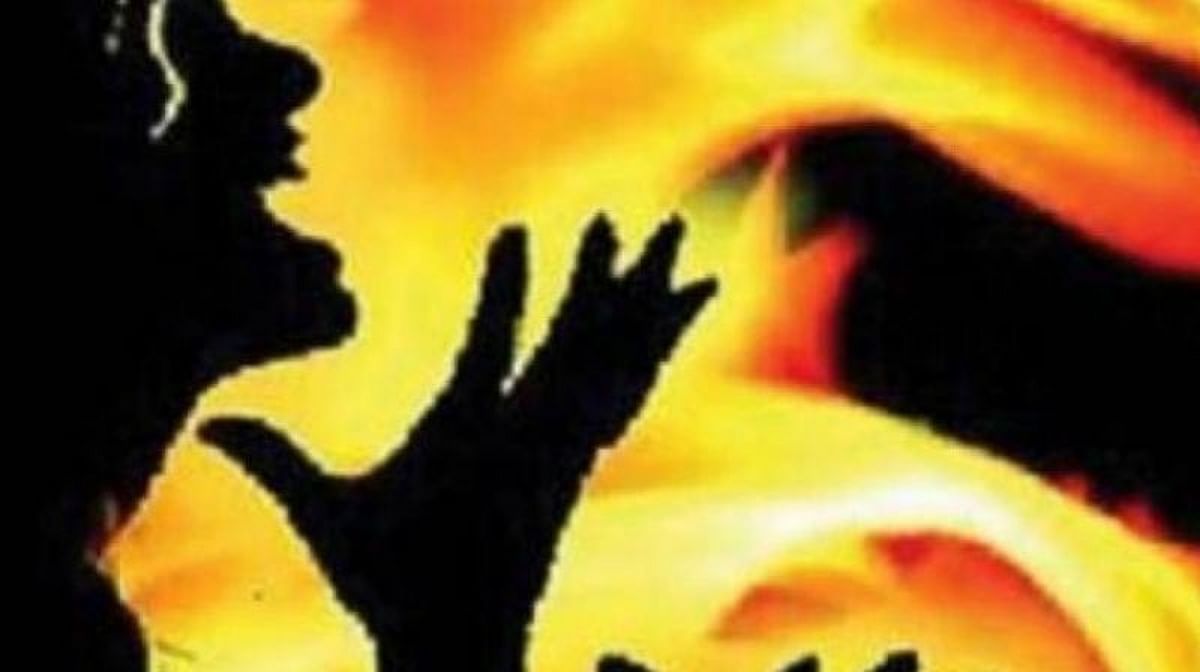 college woman set on fire by classmate in telangana condition critical