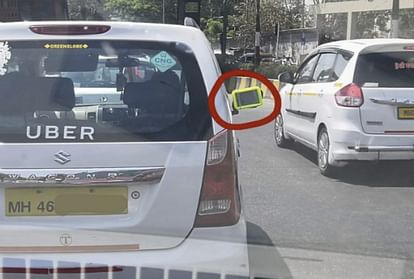 uber driver rare view side morror is viral on social media