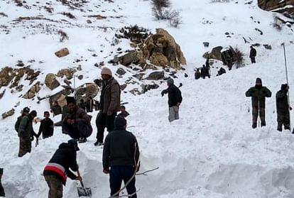 snowfall Avalanche in himachal pradesh lahaul and spiti district tsunami like view watch viral video