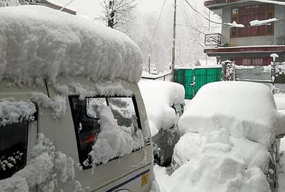 snowfall Avalanche in himachal pradesh lahaul and spiti district tsunami like view watch viral video