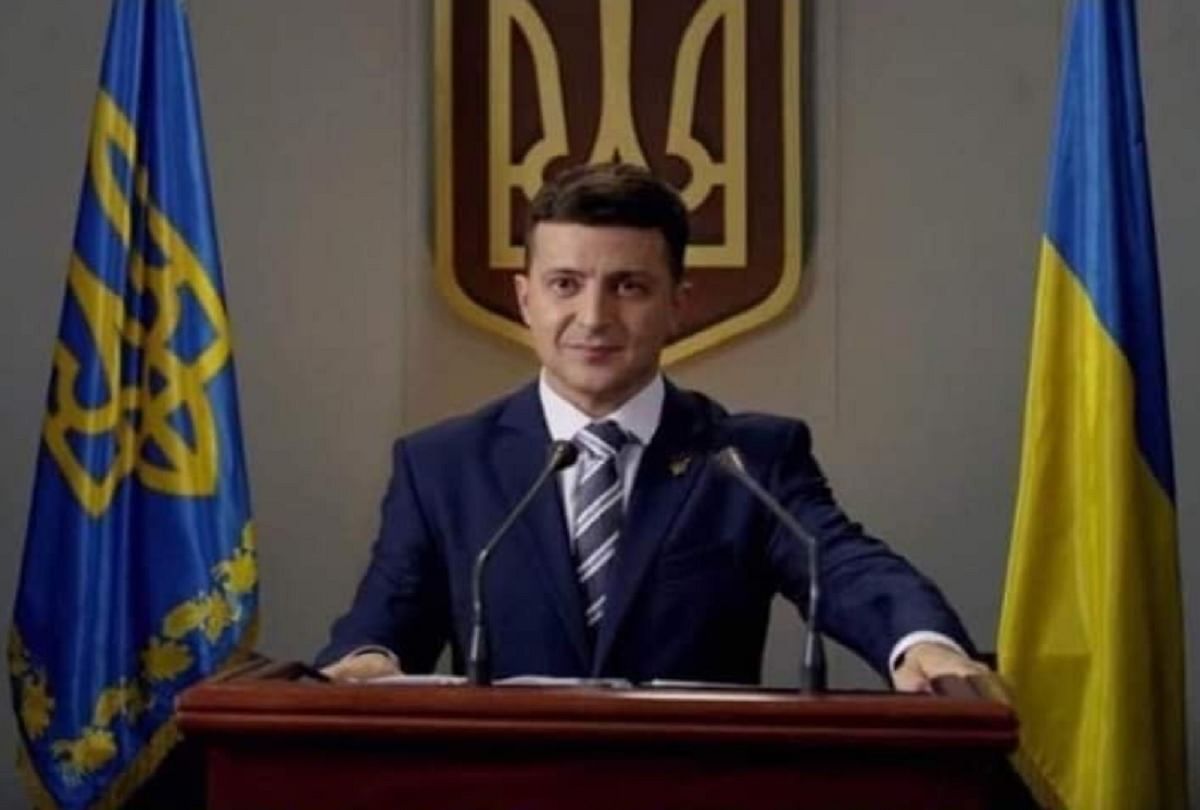 TV Comedian volodymyr zelensky won the president election of ukraine