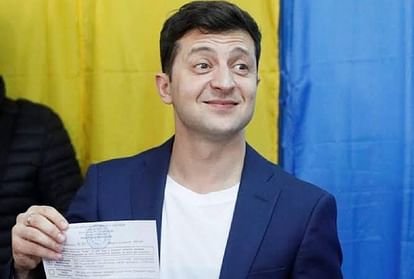 TV Comedian volodymyr zelensky won the president election of ukraine