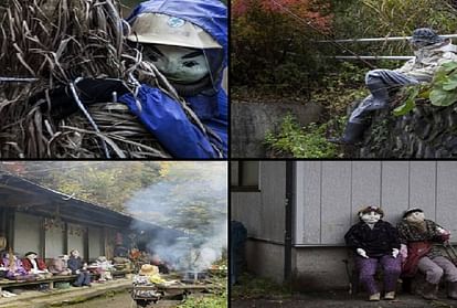 Japan Nagoro village where life sized dolls are 270 but humans are only 27