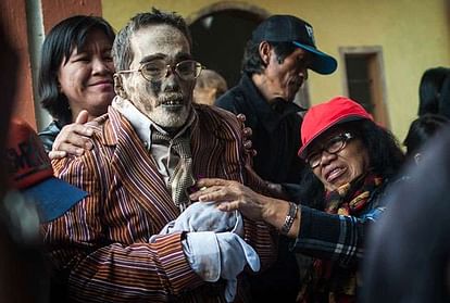 Indonesia people honour their dead relatives