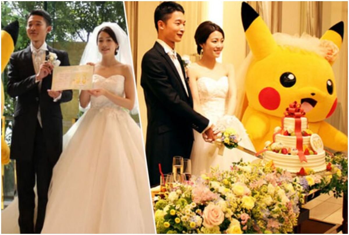 pokemon wedding theme become popular in japan