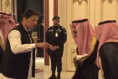 सऊदी किंग सलमान के साथ इमरान खान