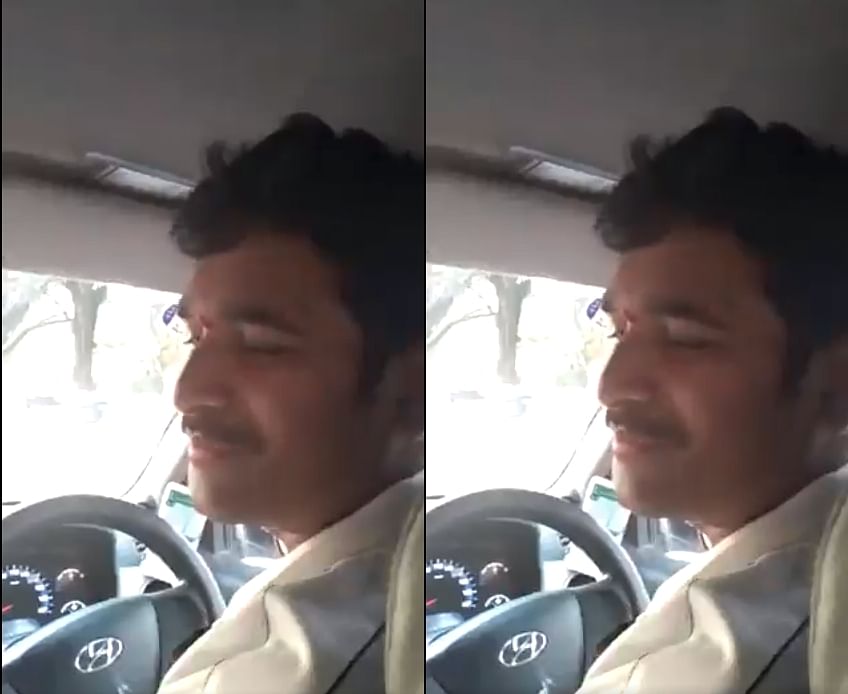 bengaluru driver speaking fluent sanskrit video viral