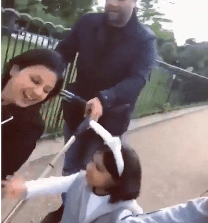 ms dhoni wife sakshi dhoni video viral enjoy with daughter ziva