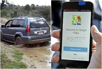 100 Cars Got Stuck in the Mud following Google Maps during journey