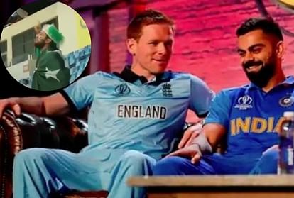 pakistani fan suppourting india during indian vs england match video become viral