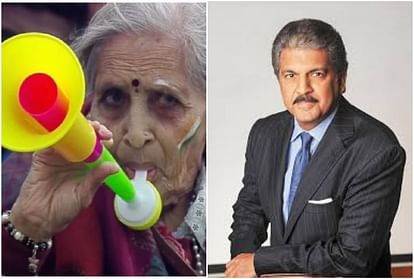 87 years old charulata patel viral on social media during India vs Bangladesh match