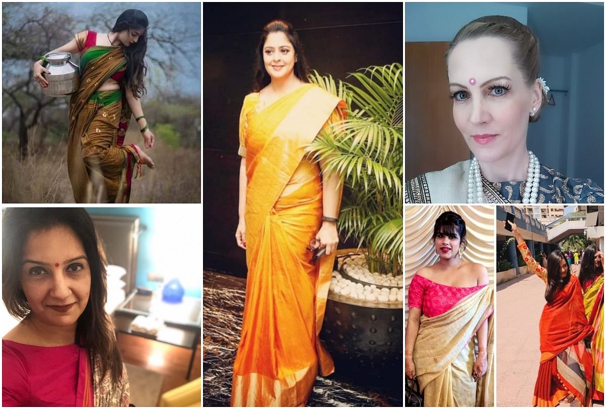 sareetwitter trends on twitter womens sharing their favourite saree pictures