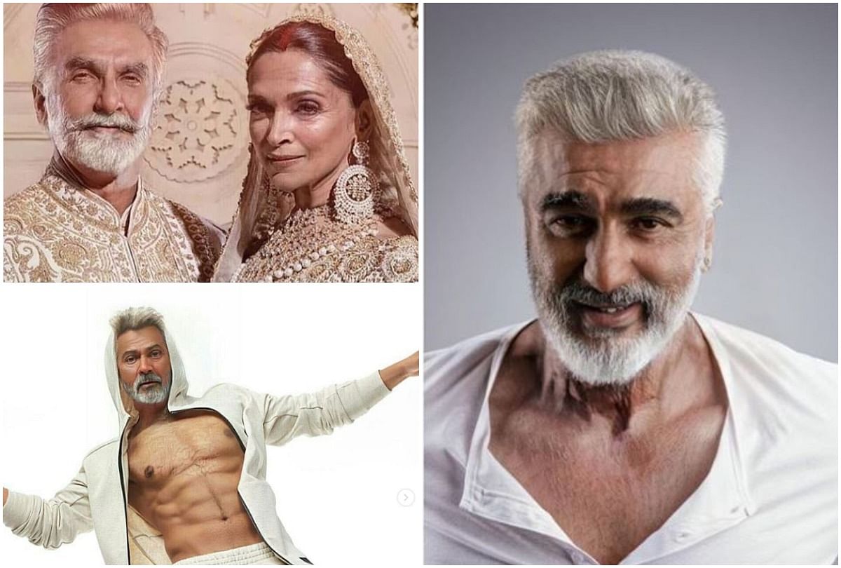 viral aged photos of bollywood star face app challenge