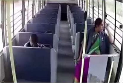school bus accident video viral on social media