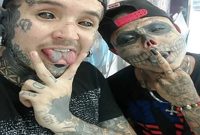Colombian tattoo artist cuts off nose and ears to resemble skull