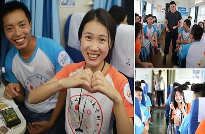 Chinese government help single men and women find their love in train