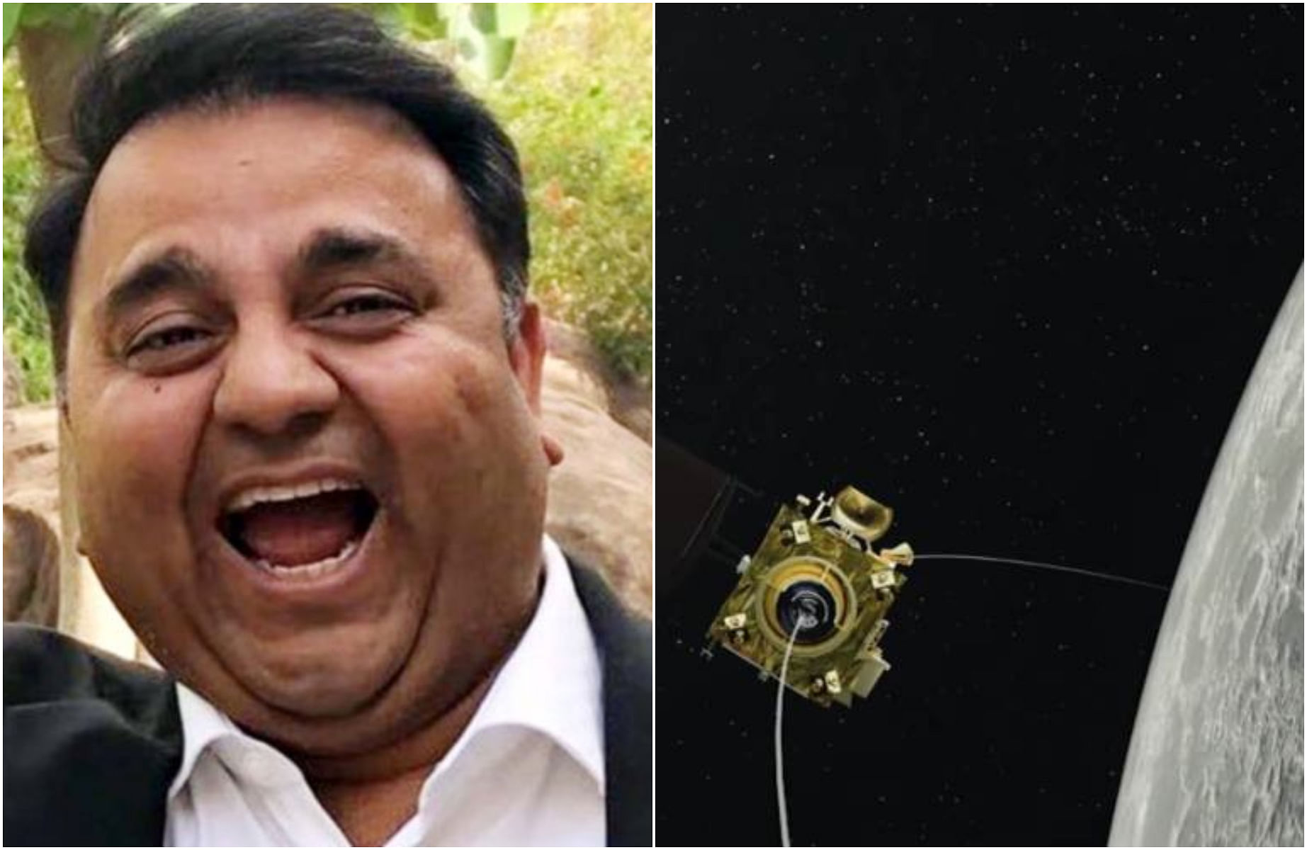 viral video of fawad chaudhary for brainless remark on moon