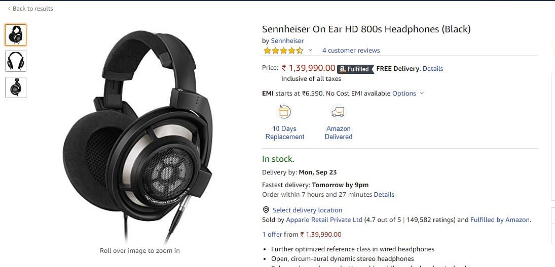 customer funny review on Sennheiser headphones