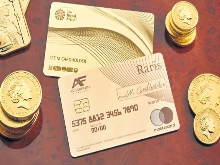 british company made first ever gold atm card