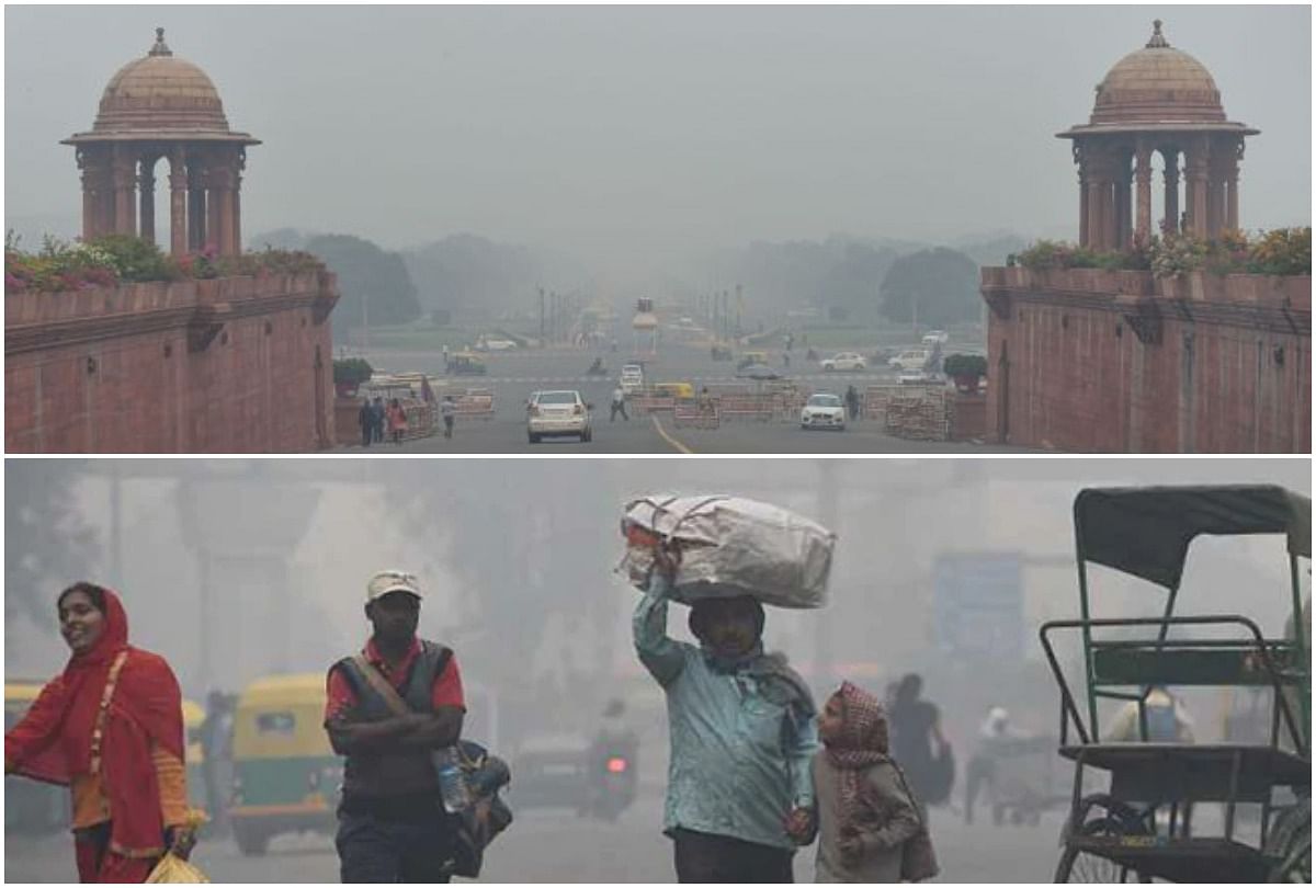 social media reaction on Delhi pollution