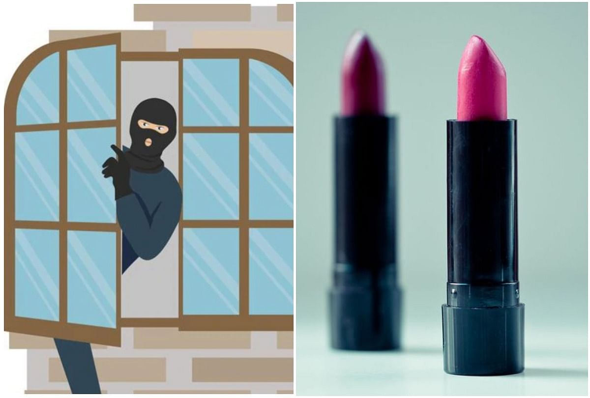 unique theft in patna house robber wrote a message from lipstick