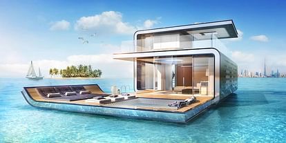 china construct ultra luxury floating villa price worth 5.5 million dollar
