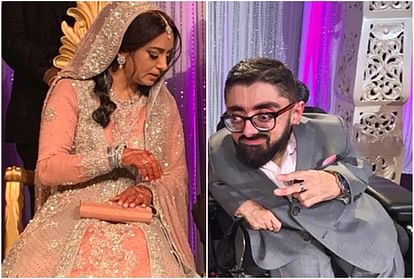 two foot pakistani man married 6 feet tall girl video viral on social media