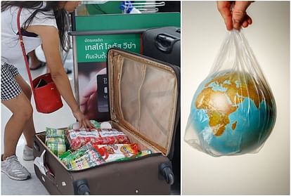 Thailand banned single use plastic in this new year people use shift makers to buy goods