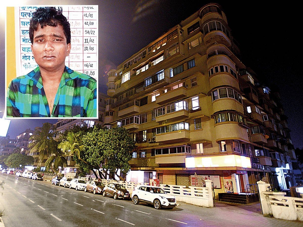 thief found drunk in mumbai posh flat