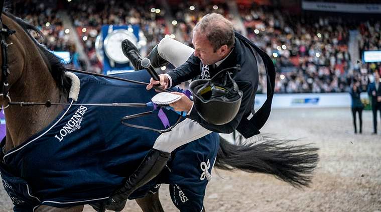 Viral video of geir gulliksen gets thrown by horse
