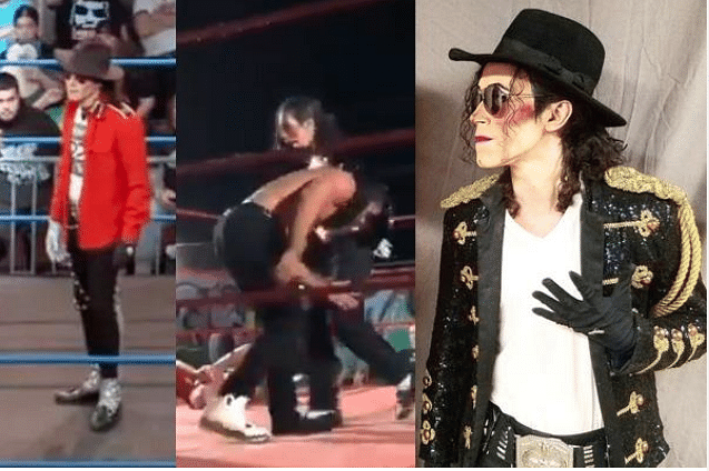 Viral video of Wrestler who dance like a michael jackson