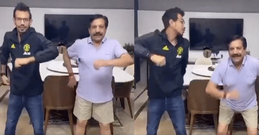 Yuzvendra Chahal make funny TikTok video with his father chahal shares hilarious video
