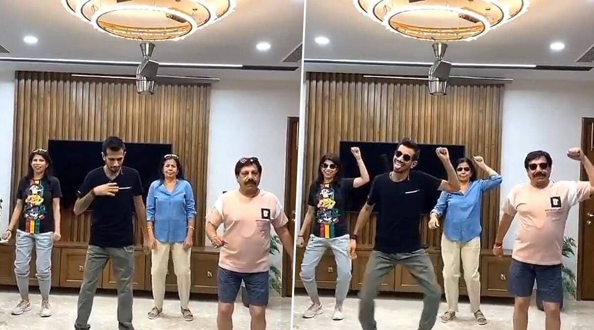 funny viral video of yuzvendra chahal dance with his family