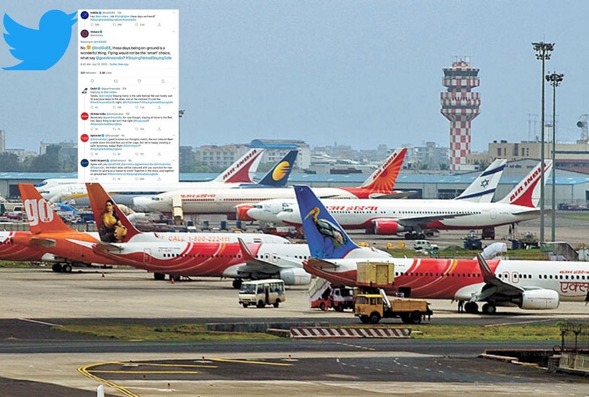 Planes grounded airlines hilirious talk on social media