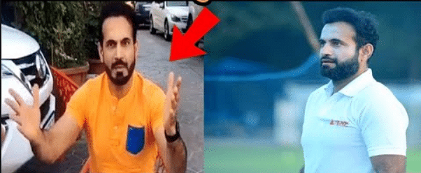 viral video of irfan pathan who act like nana patekar