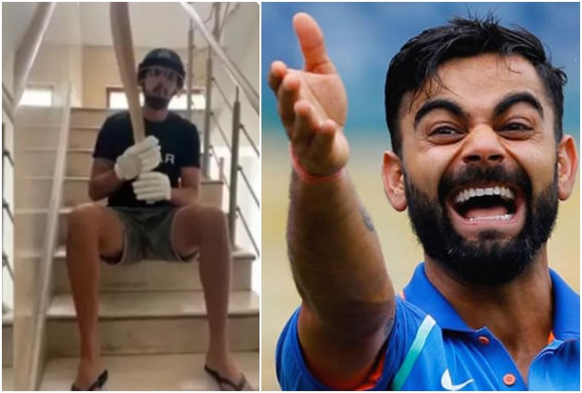 viral video of ishant sharma playing book cricket kl rahul and virat kholi give hilarious reaction