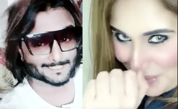 viral duet video of tik tok karena and saif ali khan trending on social media