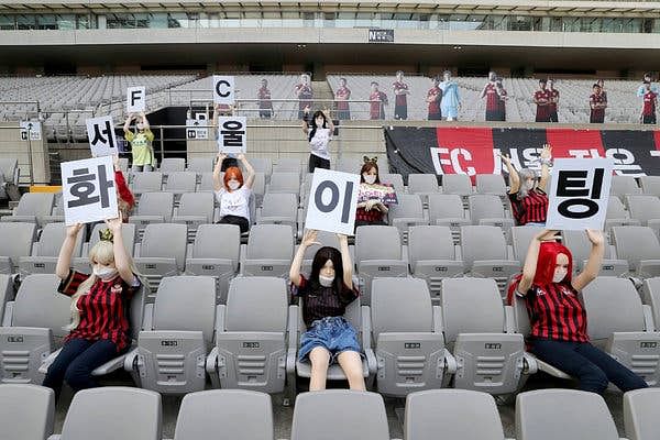 south korean football club use dolls to fill up stands but truth was something else