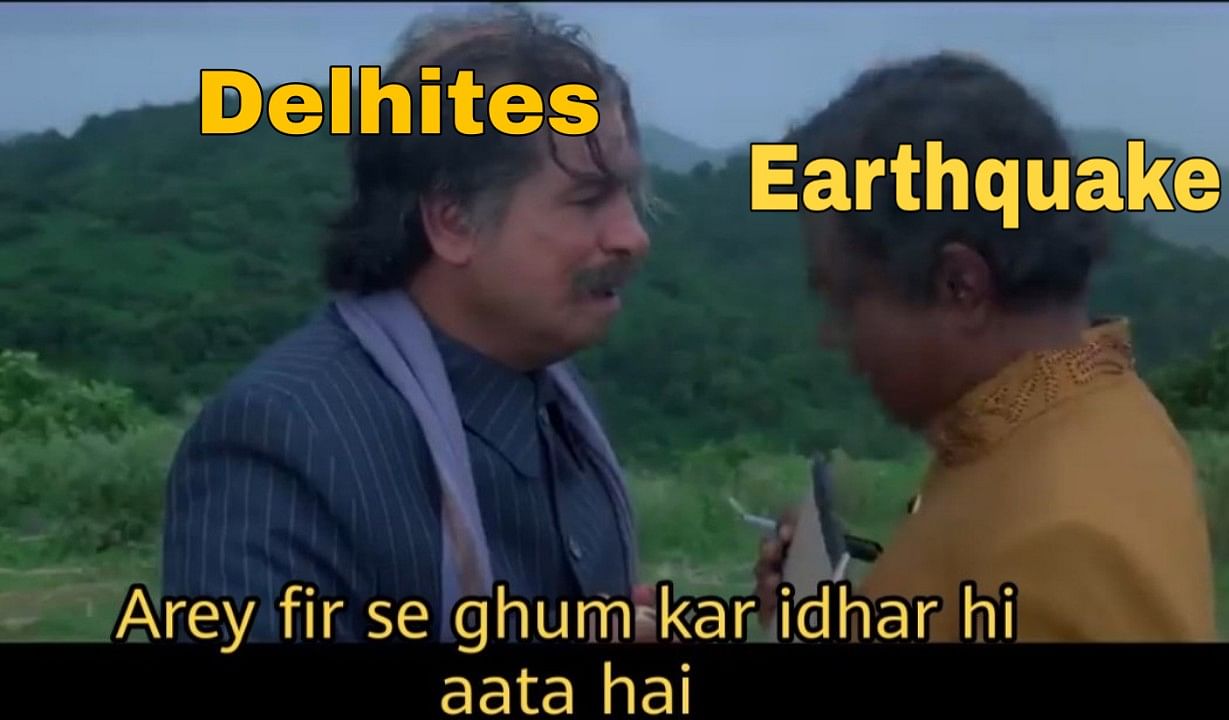 social media reaction on delhi earthquake people share hilarious memes