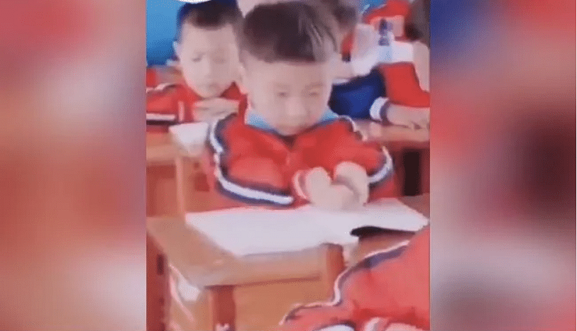 chinese school boy discover unique way to prepare his exam