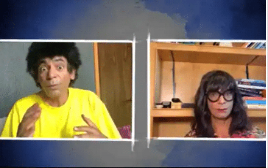 sunil grover share a  funny video to tinku make a teacher Don't Try This In Your Online Hindi Class